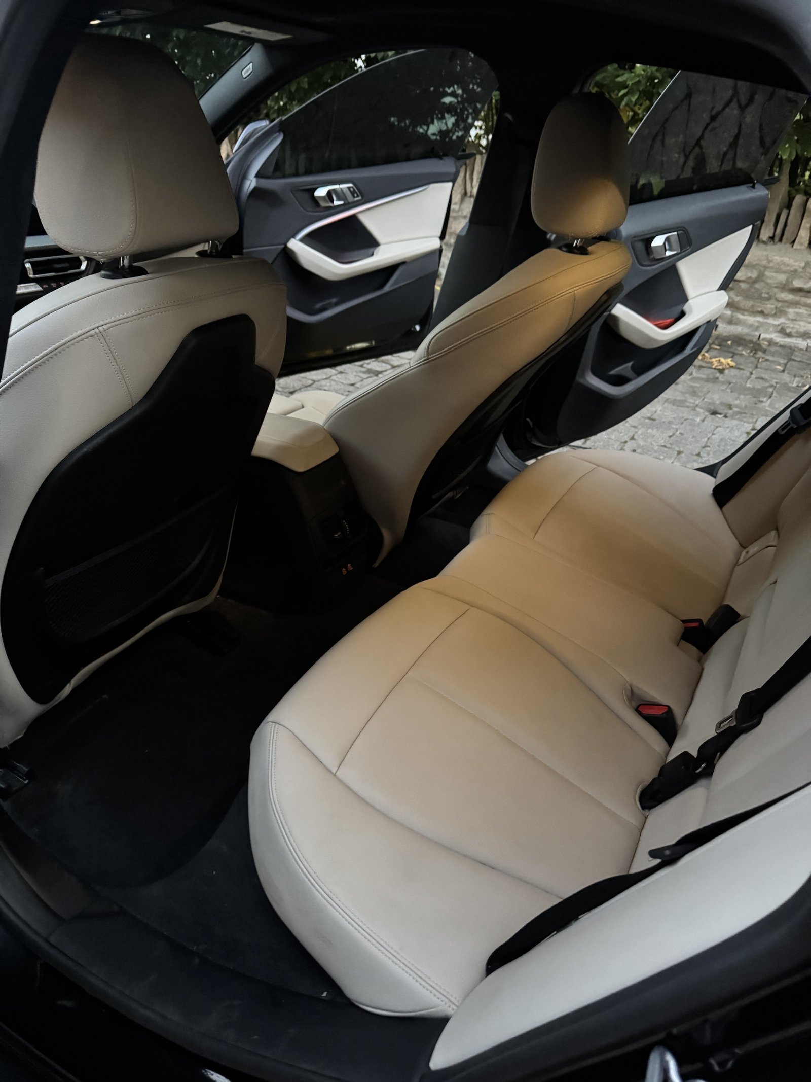 BMW 2 Series rear seats, detailed